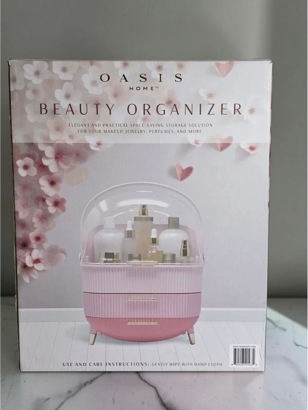 NIB Oasis Cosmetic Organizer with Rotatable Handle
